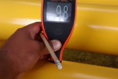 Control de calidad de espesor de pintura de tubos